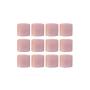 15g 0.5oz Frosted PP Plastic Jars with Lids and Inner Liners Refillable Empty Round Containers, Cosmetic Face Cream Sample Case Pot Pack of 12, BPA Free (Pink)