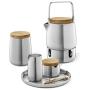 ZACK 20868 ORIGINAL&quotBEVO" Storage Canister, Stainless Steel