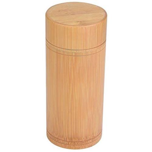 Tea Can, Portable Bamboo Tea Jar Storage Holder Container Box(Big)