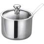 UPKOCH Stainless Steel Seasoning Pot Spice Jar Condiment Storage Container for Restaurant Home Kitchen