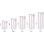 Food Storage Jar Clear Glass Food Storage Jar Kitchen Storage Jars with Airtight Seal Glass Cover (175ml, 8 x 6.5cm)
