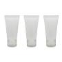 20Pcs 50ml/1.7oz Empty Refillable Clear Plastic Soft Tubes Cosmetic Sample Packing Storage Vial Container Bottle Jars Perfect For Facial Cleanser Lotion Shampoo Shower Gel