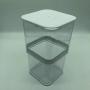 Adjustable Airtight Container Food Container Transparent Storage Jar Vacuum Retractable Storage Box for Kitchen