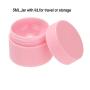 FAYERXL 5 Gram Pink Cosmetic Containers 24pcs Sample Jars Tiny Makeup Sample Containers DIY Jars with lids