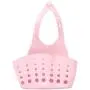 Ninasill Kitchen Sink Drain Rack Portable Home Kitchen Hanging Drain Bag Basket Bath Storage Tools Sink Holder (Pink) Ninasill Kitchen Sink Drain Rack Portable Home Kitchen Hanging Drain Bag Basket Bath Storage Tools Sink Holder (Pink)