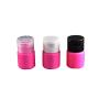 10PCS 15ml/0.5oz Empty Refillable Hot Pink Plastic Flip Cap Bottle Cosmetic Container Jar Pot Vial Travel Packing Storage for Sample Makeup Emollient Water Perfume Lotion Toner Flip Lid Random