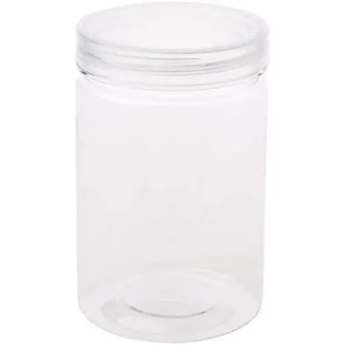 Contenant Rond en PET Transparent 6,4 cm OD avec Couvercle Scellé XISAOK Contenant Rond en PET Transparent 6,4 cm OD avec Couvercle Scellé XISAOK