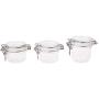 Food Storage Milk Powder Box Clamp Lid Air Tight Sealed Locking Jar,180ml