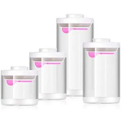 Glasbehälter für Getreidespeicher, Lebensmittelbehälter, Lagerbox, tragbarer Milchpulverbehälter.
