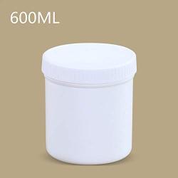 2Pcs Round Container 600Ml For Light Clay,Cream,Makeup Cosmetic Storage Box Food Grade Plastic Packaging Jars,3