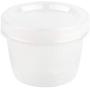 Zerone Food Storage Boxes, Round Drain Sealed Storage Box Transparent Food Containers Refrigerator Kitchen Organizer