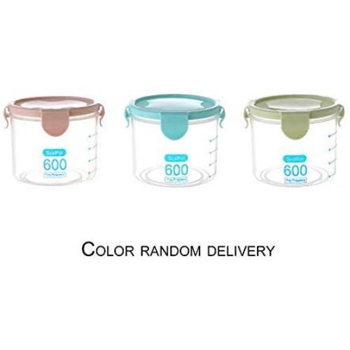 Practical Household Plastic Storage Jars Food Storage Bottle Safe Non-Toxic Leakproof Sealed Kitchen Storage Box