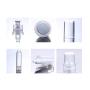 12Pcs 10ml/0.34oz Airless Pump Bottle Portable Empty Refillable Clear Plastic Airless Vacuum Pump Bottle Cosmetic Make-up Cream Lotion Sample Packing Toiletries Liquid Storage Container Vial Jars