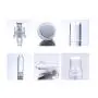 12Pcs 5ml/0.17oz Refillable Clear Plastic Airless Vacuum Pump Bottle Cosmetic Make-up Cream Lotion Sample Packing Toiletries Liquid Storage Container Vial Jars Travel Portable Sub-botte