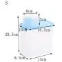 Kitchen grains/legumes storage box Storage jar Plastic Transparent with Lid Seal 3-piece set Food Dispensers