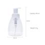 2PCS 250ml/8.5oz Refillable Plastic Foaming Dispenser Pump Bottles Empty Foam Containers Household Makeup Shampoo Cosmetic Cleanser Storage Case Jar Pot For Bathroom Vanities Kitchen Sink(Clear)