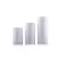 3er Set Einweg Airless Pump Flaschen - Leere Tragbare Mini Bayonett Cremes Lotion Toner Kosmetische Waschmittel Flüssigkeitsbehälter Jar Pots (Weiß) (5ml)