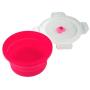 Yudesun Silicone Folding Food Storage Containers - Square Storage Jars with Lids Microwave Freezer Box Reusable Seal Airtight Plastic Tubs Fruit Picnic Lunches Meal Prep