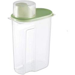 Kitchen Grain Storage Tank Large Plastic Storage Box Tilting Port Design Food Storage Storage Box (color : 6pcs, Size : L)