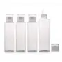 5 oz Clear Plastic Empty Bottles Travel Bottle Container with Flip Cap BPA -free Sample Tube Jars for Cosmetic Bath Shower Gel Lotion Liquid Shampoo - Set of 4 5 oz Clear Plastic Empty Bottles Travel Bottle Container with Flip Cap BPA -free Sample Tube Jars for Cosmetic Bath Shower Gel Lotion Liquid Shampoo - Set of 4