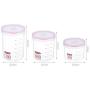 BESTONZON Airtight Food Storage Container Transparent Food Grains Crisper Seal Home Kitchen containers