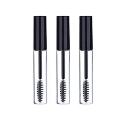 Sinen 3pcs 10ml Empty Mascara Tube Wand Eyelash Cream Container Bottle with 3 Rubber Inserts 3 Funnels 3 Transfer Pipettes