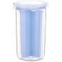 Kitchen Storage Organizer Cereal Container Rice Cereal Grain Bean Container & Measuring Cup Sealed Box Silicone Ring Sealed Tank Condiment bottles (Color : PK L)