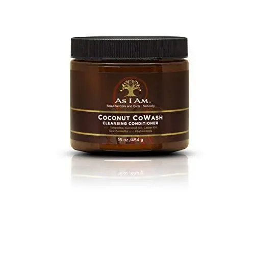 As I Am Coconut Cowash Cleansing Conditioner - 16 ounce - Gentle Daily Cleanser for Hair and Scalp - Removes Residue - Adds and Preserves Moisture - Detangles and Rinses Easily As I Am Coconut Cowash Cleansing Conditioner - 16 ounce - Gentle Daily Cleanser for Hair and Scalp - Removes Residue - Adds and Preserves Moisture - Detangles and Rinses Easily