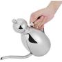 500ml Stainless Steel Olive Oil Bottle with Drip-Free Spout Kitchen Tools Food Jar Cruets Utensil Storage