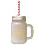 Yellow Ignorance Will Always Overcome Indecision Frosted Glass Mason Jar With Straw Yellow Ignorance Will Always Overcome Indecision Frosted Glass Mason Jar With Straw