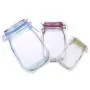 30er Set Mason Jar Ziplock Beutel mit Reißverschluss, wiederverwendbar, luftdicht, zum Aufbewahren von Lebensmitteln, für Reisen, Camping, Picknick