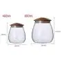 Bouteilles en verre pour thé et café, bocaux en verre avec bouchon en liège, idéal pour épices, sucre, organiseur de contenants, 800ml. Bouteilles en verre pour thé et café, bocaux en verre avec bouchon en liège, idéal pour épices, sucre, organiseur de contenants, 800ml.