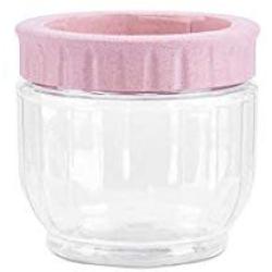 Grain Canister Food Sealed Storage Container Clear Plastic Glass Jar For Loose Tea Coffee Bean Sugar Salt,Plastic S