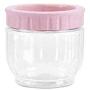 Grain Canister Food Sealed Storage Container Clear Plastic Glass Jar For Loose Tea Coffee Bean Sugar Salt,Plastic S