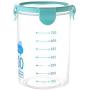 Daliuing Convenient Practical Sealed Jars Plastic Spice Jars Mini Rim Clip Sealed Jars for Storaging Blue