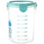 Bouteilles hermétiques en plastique pratiques pour épices, mini clips pour rangement, bleu. Bouteilles hermétiques en plastique pratiques pour épices, mini clips pour rangement, bleu.