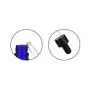 6 STÜCKE 15ML 0.5OZ Blaue Leere Glas Tropfschläuche mit Pipette und Schwarzdeckel – Essenzöl Behälter Kleine Probenbehälter Wiederbefüllbar Tragbar Haltbar für Reise und Alltag