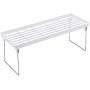 Kitchen Spice Rack Organizer,2-Tier Standing Rack Kitchen Bathroom Countertop Storage Organizer Shelf Holder Rack,Kitchen Bathroom Bedroom Countertop Storage Organizer Spice Jars Bottle (White)