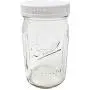 Ball Quart Mason Jars with Storage Lids and Jar Opener - Bundle Pack of 4 32 oz Wide Mouth Jars, 4 Storage Caps, and 1 Spirit Quest Supplies Large Jar Opener