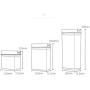 Food Storage Containers With Lids, Stackable Pantry Cereal Flour Containers, Airtight Food Container, Keeps Food Fresh And Dry
