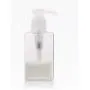 3 x 100ml 3,4oz Leere Kunststoff Pumpflaschen Kosmetikcreme Make-up Badekosmetik Shampoo Duschgel Toilettenspülung Flüssigkeit Lotion Emulsion Reisebehälter (Transparent)