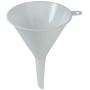 Viva Haushaltswaren 6 Glass Bottles 500 ml with Screw Tops for Self-Filling with Filling Funnel 9.5 cm