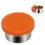 Ensemble de 3 bocaux en acier inoxydable pour épices, conteneurs de rangement alimentaire étanches avec couvercle en silicone, ustensiles de cuisine Ensemble de 3 bocaux en acier inoxydable pour épices, conteneurs de rangement alimentaire étanches avec couvercle en silicone, ustensiles de cuisine