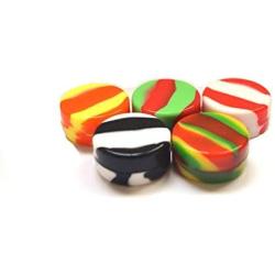 XTKID 2ml Camouflage Silicone Container Easy to Hold Carry Round Silicone Jar for Oil Wax Dab Cigarette Cream (Color : 1pcs 5ml Random)