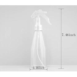 SOPUMPKIN 200ML/6.7 oz (Pack of 3) Fine Mist Spray Bottles Empty Clear Spray Bottles Refillable Container All - Purpose with Clear Finish for Cleaning Products Cleaning Solutions Gardening