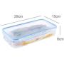 Kitchen Food Storage Jar Airtight Food Storage Kitchen Glass Jar Moisture-Proof Home Multi-Purpose Jam Bottle Cruet Plastic Crisper Storage Box Lunch Box (Color : Blue)