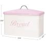 Sams Home Pink X649 Metal Square Box Home Kitchen Gifts Bread Bin/Box/Container Biscuit Tea Coffee Sugar Tin Canister Set