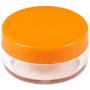 10Pieces 10G/10ML Round Clear Cream Jars Container with Orange Lids BPA free