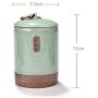 Cereal Containers Sealed Ceramic Tea Can, Travel Storage Tank Containers (color : A)