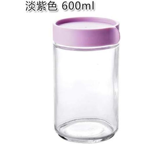 1pcs Kitchen glass sealed jars with lid cereals snacks storage tank milk powder candy cookie container storage bottle mx6201126 Large Glass Storage Containers With Lids